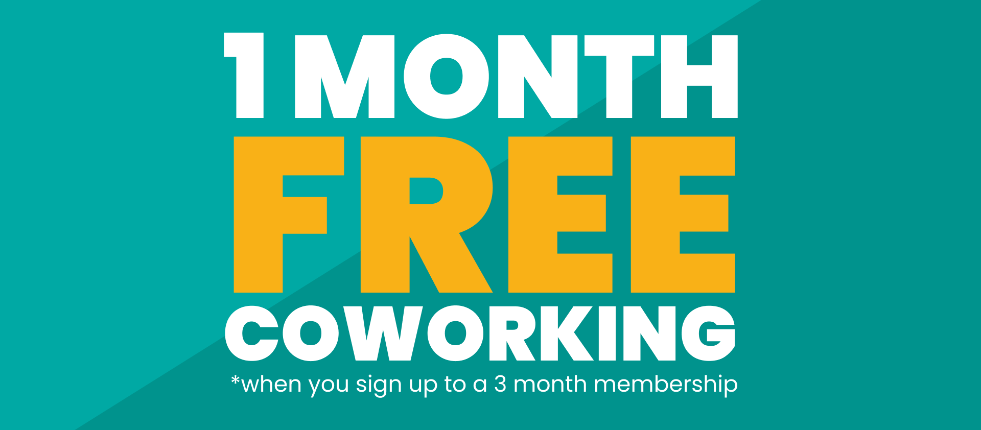 1 Month Free Coworking